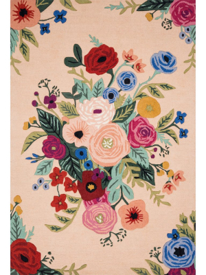 Loloi Rifle Paper Co. Les Fleurs Rug - Blush/multi