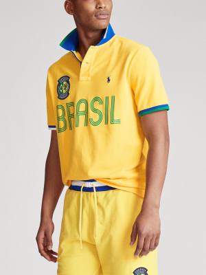 The Custom Slim Fit Brazil Polo Shirt