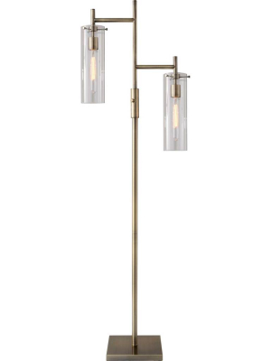 Denis Floor Lamp Brass