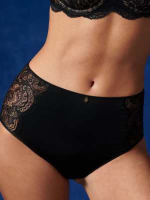 Lace High Brief