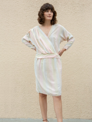 Pastel Wash Silk Dress