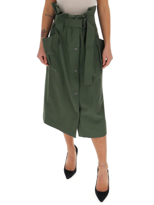 Kenzo High Waisted Utility Skirt