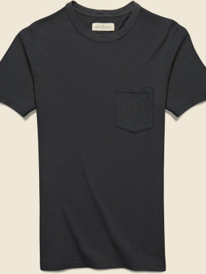 Pocket Tee - Faded Black