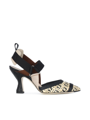 Fendi Colibrì Slingback Pumps