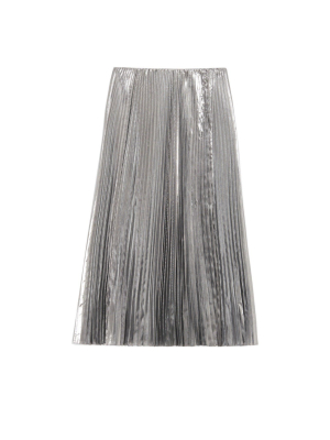 Balenciaga Pleated Midi Skirt