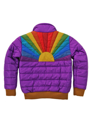 Kid's Sunburst Jacket - Purple Magic