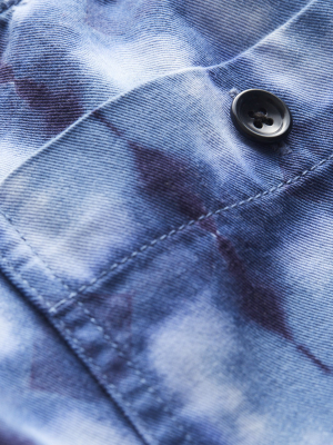 7" Japanese Indigo Weekend Short In Tie Dye Print