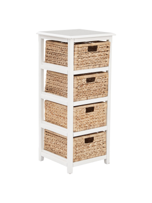 Seabrook Four Storage Unit White - Osp Home Furnishings