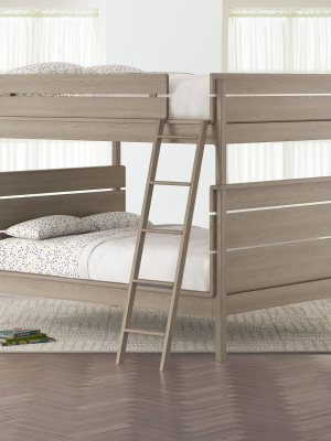 Wrightwood Grey Stain Full-over-full Convertible Bunk Bed