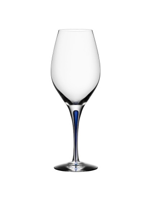 Orrefors Intermezzo Blue Wine Glass