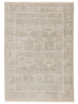 Jaipur Living Michon Oriental Gray/ Cream Area Rug (7'10"x10'10")