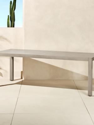 Matera Large Grey Outdoor Dining Table