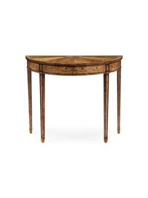 Sheraton Satinwood Console