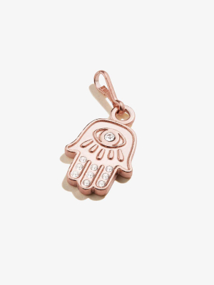 Pavé Hamsa Charm