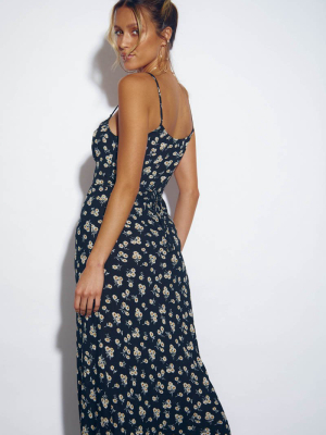 Honolulu Dress - Black Daisy