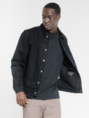 Ryder Oversized Denim Jacket  - Black