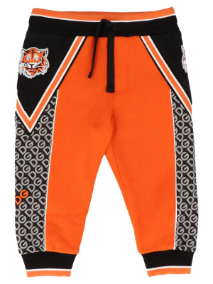 Dolce & Gabbana Kids Tiger Patch Track Pants