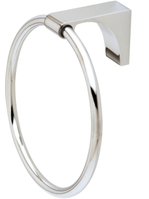 Alno A6840 Luna 6" Diameter Towel Ring - Polished Chrome