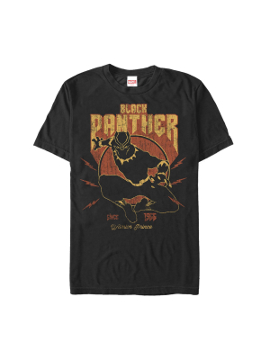 Men's Marvel Black Panther Warrior Prince Bolt T-shirt