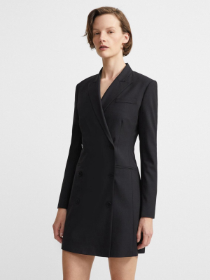 Blazer Dress In Good Wool