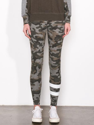 Sundry Stripes Camo Yoga Pant Desert