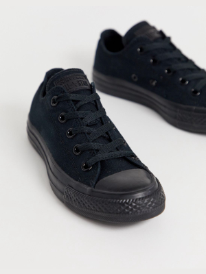 Converse Chuck Taylor All Star Ox Sneakers In Black Mono