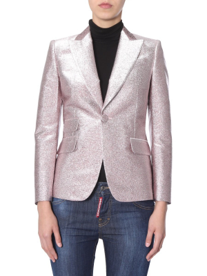 Dsquared2 Glitter Detail Single Breasted Blazer