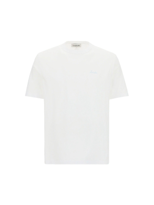 Lanvin Logo Embroidered T-shirt