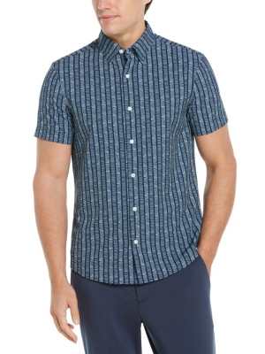 Slim Fit Stretch Line Stripe Shirt