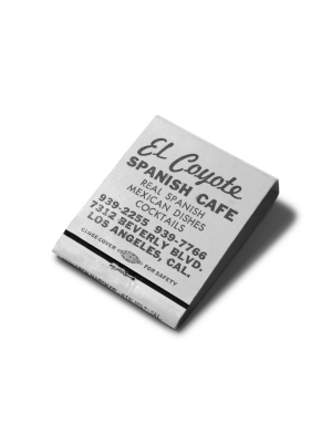 El Coyote Matchbook