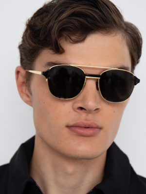 Reed Square Sunglasses In Nickel