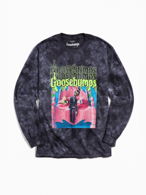 Goosebumps Slappy Tie-dye Long Sleeve Tee