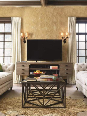 Alchemy Living Austin Scotty Square Cocktail Table - Brown