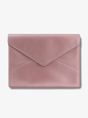 15" Laptop Clutch- Barely Pink