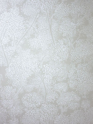 Woodsford Wallpaper In Gray And Tan Color By Nina Campbell