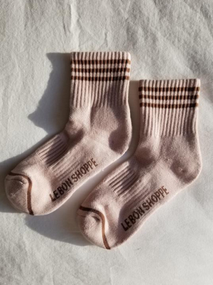 Le Bon Girlfriend Socks In Bellini