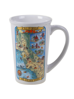 20oz 6pk Stoneware Jumbo State Souvenir Mug - Certified International