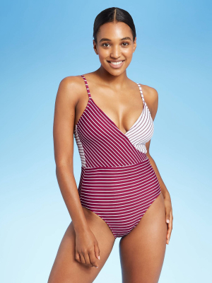 Women's Colorblock Classic One Piece Swimsuit - Kona Sol™