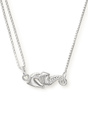 Seahorse Pull Chain Necklace