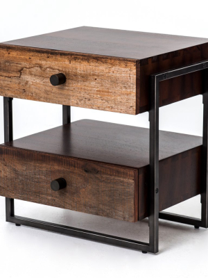 Milo End Table In Warm Brown Acacia