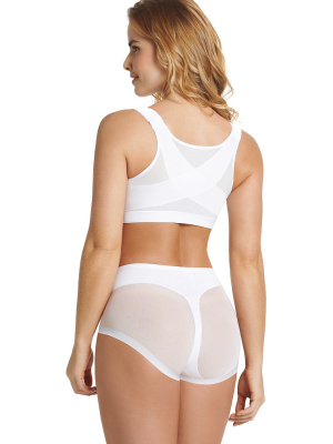 Leonisa Shapewear Back Support Posture Corrector Wireless Bra