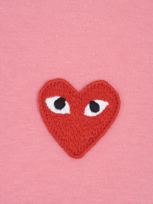 Comme Des Garçons Play Heart Embroidered T-shirt