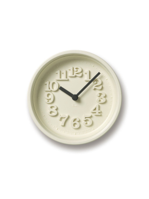 Chiisana Clock In White