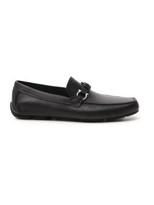 Salvatore Ferragamo Gancini Driver Moccasins