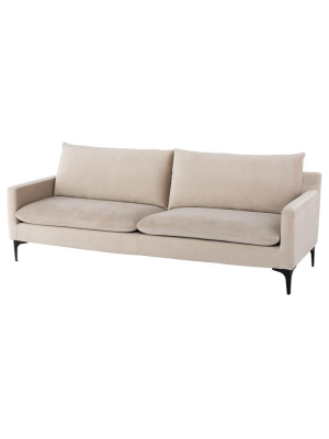 Nuevo Anders Triple Seat Sofa - Nude