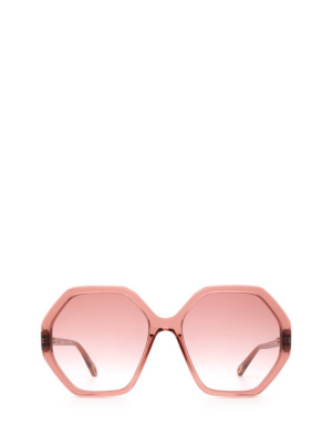 Chloé Eyewear Octagonal Frame Sunglasses