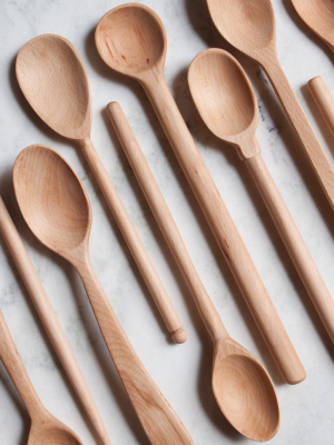 Set Of 13 Large Baker’s Dozen Wood Spoons