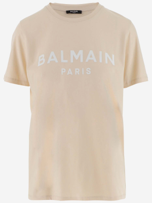 Balmain Logo Print T-shirt