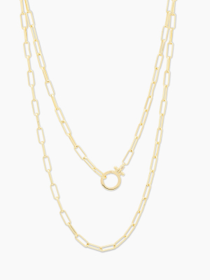 Parker Wrap Necklace (silver)