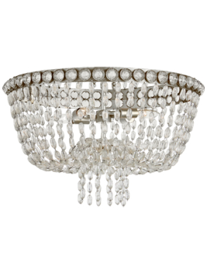 Navona Large Basket Flush Mount In Various Colors